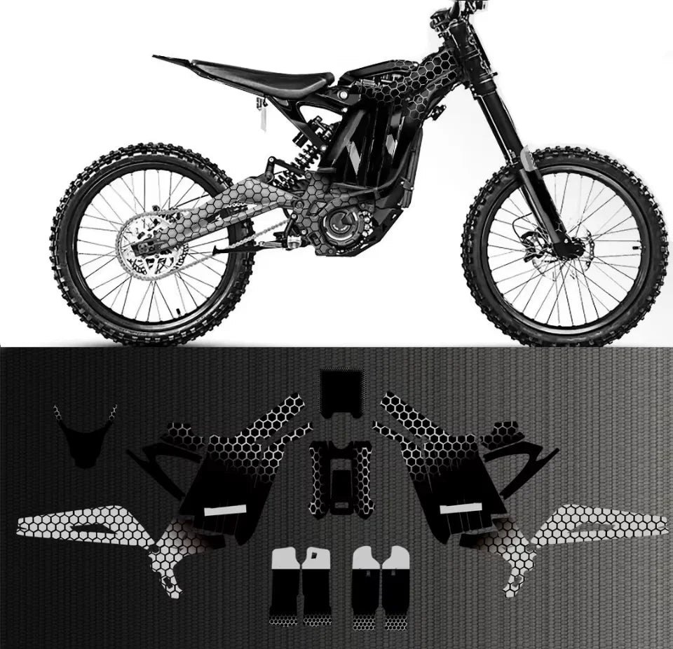Sur-Ron Light Bee S “Black Hex” Graphics Kit